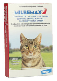 Milbemax Ontwormingtablet Kat 2 tabletten