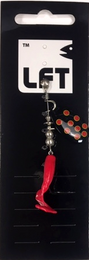 LFT Twisttail Spinner Black Red Dots