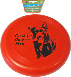 Frisbee voor honden rood 23cm