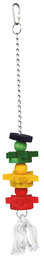 Houten Vogelspeelgoed Color aan Ketting