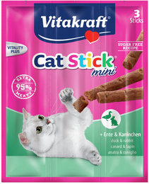 Vitakraft Catstick Mini Eend en Konijn