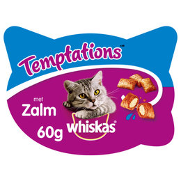 Whiskas Temptations zalm kattensnoepjes
