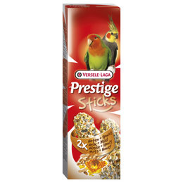 Versele Laga Groot Parkiet Prestige Sticks Noten en honing 2 in 1