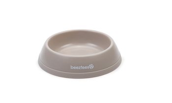 Beeztees kunststof kattenvoerbak 0,2 liter beige