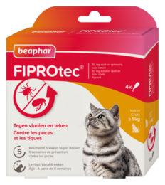 Beaphar Fipro kat Tec Spot-On 3+1 gratis
