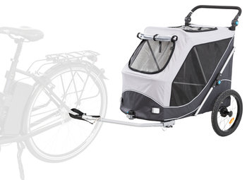 Trixie hondenfietskar en wandelwagen large + gratis zwenkwiel