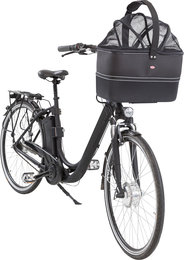 Hondenfietsmand aan fietsstuur