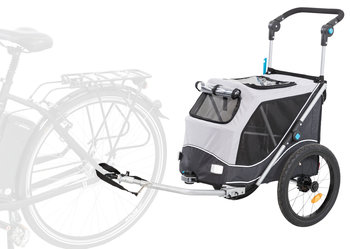 Trixie hondenfietskar en wandelwagen small + gratis zwenkwiel