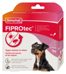 Beaphar FiproTec hond spot-on 2-10 kg 3+1 gratis