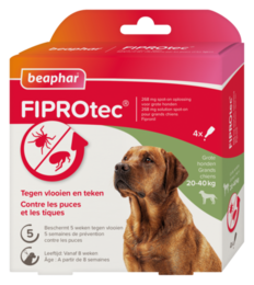 Beaphar FiproTec hond Spot-On 3+1 Gratis 20-40kg