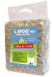 Ekoo animal bedding cotton en cards 30 liter