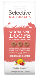 Selective woodland loops paardenbloem en rozenbottel