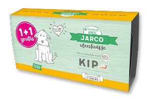 Jarco hondenvoer vleeskuipjes kip 2 x150 gram