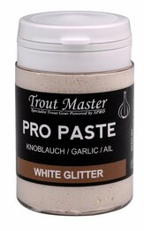 Trout master foreldeeg wit glitter