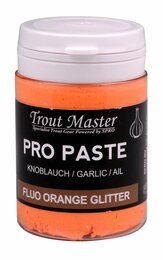 Trout master foreldeeg fluo orange glitter
