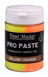 Trout master foreldeeg orange yellow glitter