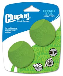 Chuckit Erratic ball S 2 stuks