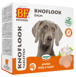 Biofood tabletten met knoflook en zalm