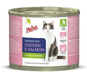 Prins Nature cat kip met zalm 200 gram