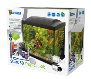 Superfish tropical aquarium kit start 50 zwart