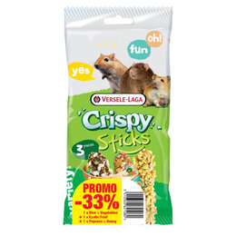 Knaagdier Crispy Sticks 2+1 gratis