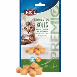 Trixie kattensnoepjes chicken tuna roll 50 gram