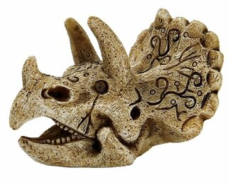 SuperFish aquarium deco Skull triceratops Small