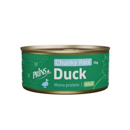 Prins Duck Chunky paté blikvoeding kat 70 gram