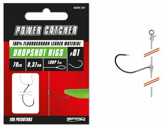 PowerCatcher dropshot onderlijn met haak