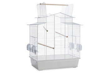 Vogelkooi Big Iza 3 Open Wit 