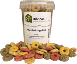 DiboZoo Knaagringen 160g – Snack voor Knaagdieren & Konijnen DiboZoo Knaagringen 160g – Snack voor Knaagdieren & Konijnen