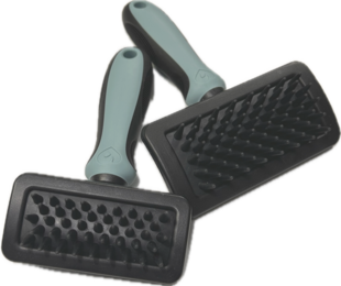 Boon massageborstel rubber hond | Zachte vachtverzorging