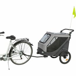 Trixie hondenfietskar en wandelwagen medium