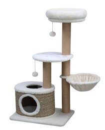 Adori Krabpaal Romy 105 cm Lichtgrijs Zand met Huisje