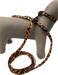 Rogz Leopard Halsband & Lijn | Luipaardprint Hond