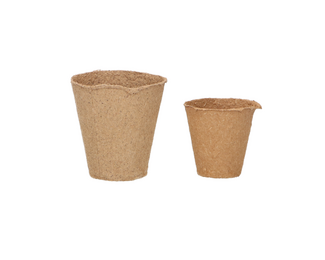 SOGO Turfpotjes rond 6 en 8 cm | Afbreekbaar