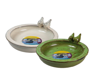 Stenen waterbak buitenvogels 30 cm
