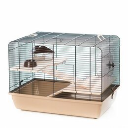 Hamsterkooi Rex 2 - 59x48x43 cm met Houten Etages