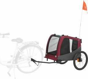 Trixie hondenfietskar rood large