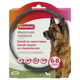 Beaphar Medicinale Halsband Hond 70cm | doodt vlooien en teken