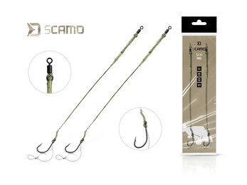 Delphin sCAMO Skin Rig | Gecoate Geknoopte Karper Rig