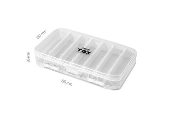 Delphin TBX DUO 195-14P Tackle Box | Dubbelzijdige Kunstaasdoos