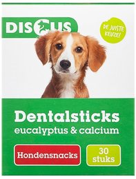 Discus Dentalsticks Eucalyptus en Calcium