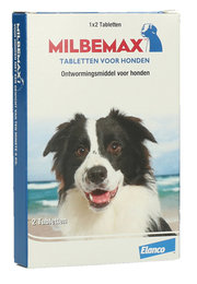 Milbemax Ontwormtablet Hond 2 Tabletten