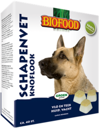 Biofood Schapenvet Maxi Knoflook 40 st.