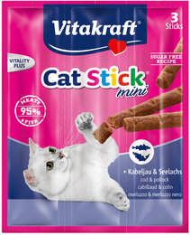 Vitakraft Catstick Mini Kabeljauw Koolvis