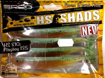 HS Shad Playboy 135 Green Tomato