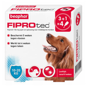 Scorch Schema Tact FiproTec hond 10-20 kg vlooiendruppels | 20% korting - DiboZoo